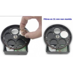 Roue à filtres ZWO EFW 8 x 31,75 mm / 31 mm