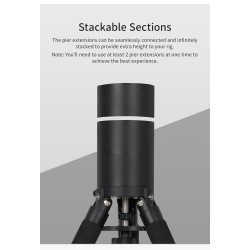 ZWO Rallonge 70mm pour tréppieds et monture AM5 et trépied TC40