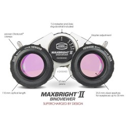 Tête binoculaire Baader MaxBright II coulant 31,75 mm