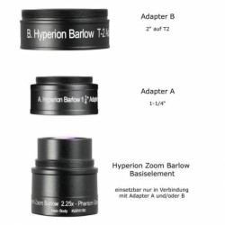 Baader Hyperion Oculaire Zoom MARK IV Combo avec Barlow 2.25x Hyperion