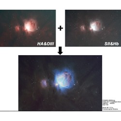 Kit de 2 filtres Antlia ALP-T Dual Band Ha-OIII 5nm et ALP-T Dual Band SII-Hb 5nm