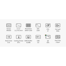 Caméra ZWO Couleur ASI585MM/MC Pro