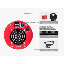 Caméra ZWO Couleur ASI585MM/MC Pro