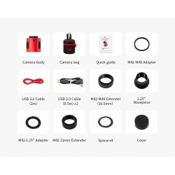 Caméra ZWO Couleur ASI585MM/MC Pro