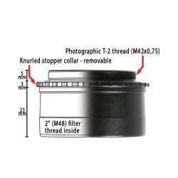 Baader 2" Nosepiece to T-2/M48a