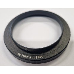 Bague d'adaptation M63 x 1 Femelle vers M54 x 0.75 Mâle