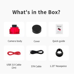 ZWO ASI676MC Color Camera – CMOS 12.6 MP for Planetary and All-Sky Imaging