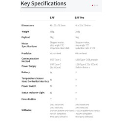 Noveau Focuser motorisé ZWO EAF-N