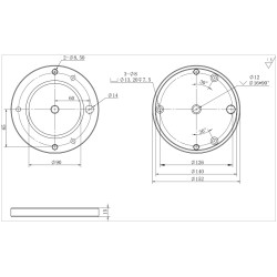 Colonne MiniPier iOptron pour HAE69 et HAZ71