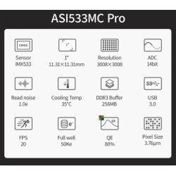 ASI533MC Pro Couleur