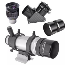 Réfracteur APO Explore Scientific ED102 CF f/7 FCD-100 sur monture iEXOS-100 PMC-Eight