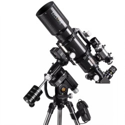 Réfracteur APO Explore Scientific ED102 CF f/7 FCD-100 sur monture iEXOS-100 PMC-Eight