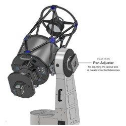 Baader Pan Adjuster for aligning optical axes of parallel-mounted telescopes