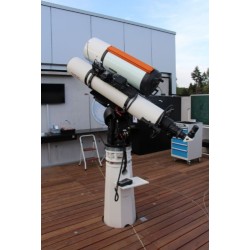 Platine double Baader 8" renforcée 570 mm – pour optiques jusqu’à 17" (100 kg)