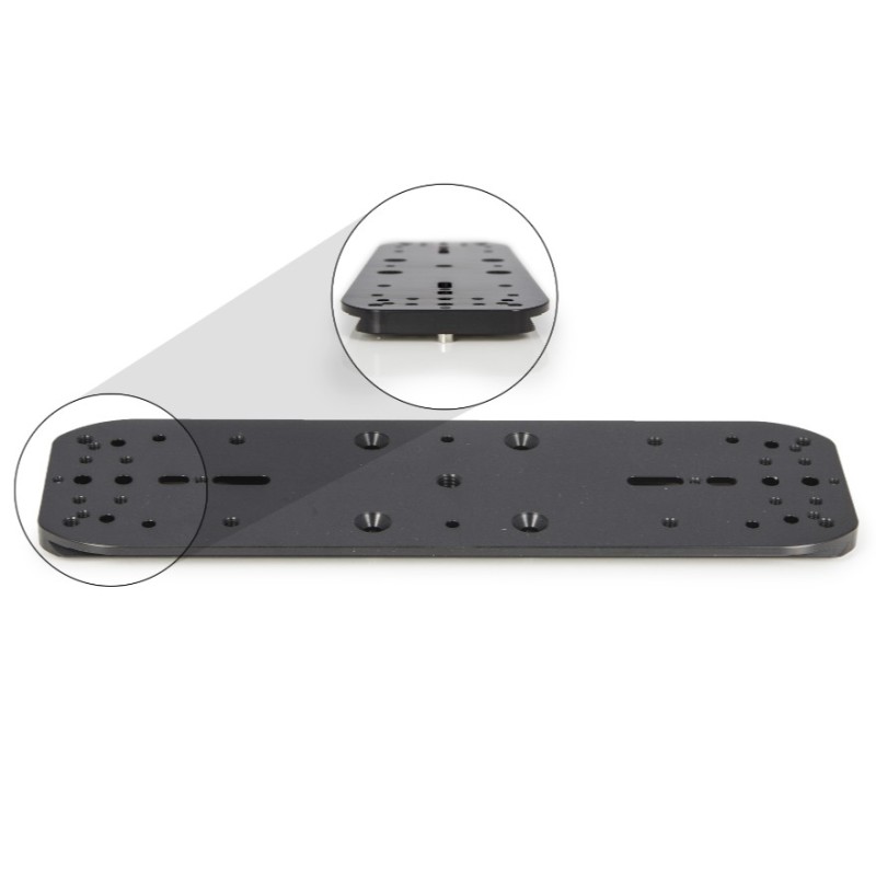 Baader 300 mm Baseplate for Guidescope Rings (Size I & II) and 3" Dual Mounting Plate