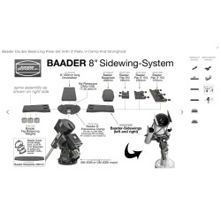 Baader 3" Plate with V-Clamp and Stronghold
