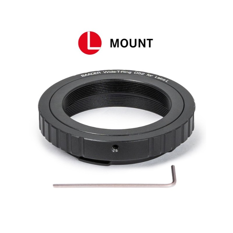 Baader Bague Wide-T pour Leica, Sigma, Panasonic-L avec D52 vers T-2i