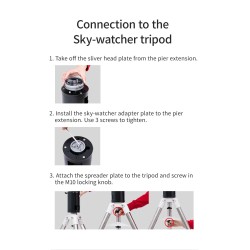 ZWO Pier Extension 200 mm for Mount AM5-N and AM3-N