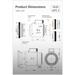 iOptron iAFS3 3" Inline Automatic Focuser (FA30)
