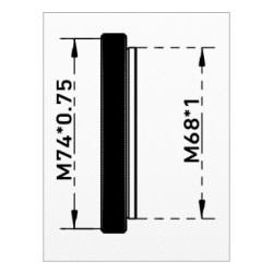 Adaptateur iOptron iAFS3 3" (FA30-CA)